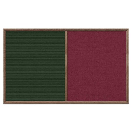 United Visual Products Slim Style Indoor Enclosed Corkboard, 18 UV501SC-SATIN-ULTMAR